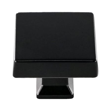 Crown 1-1/2" Colorado Cabinet Knob Matte Black Finish CHK94727BK